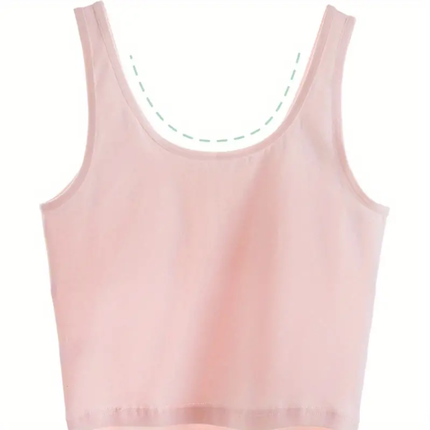 Comfortable Cotton Tank Top for Teen Girls and Kids