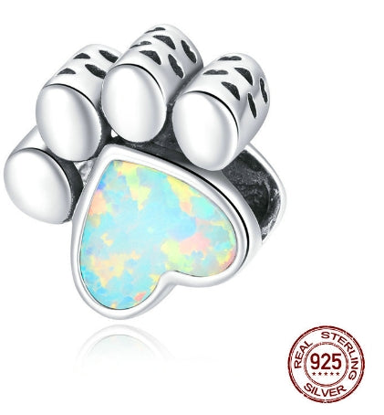 Silver Cute Cat and Dog Charm Collection