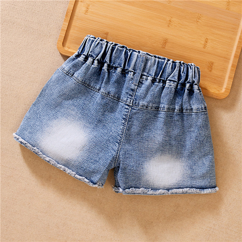 Summer Denim Shorts for Baby Girls - Casual Style