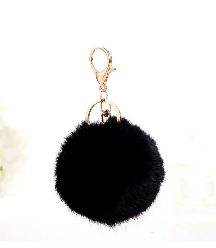 Keychain with Pom Pom for Bags | Accessory