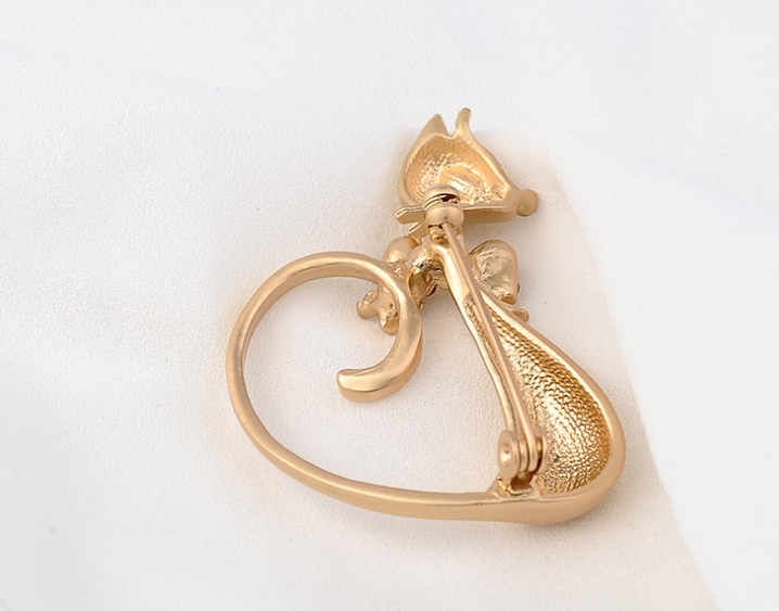 Black Cat Brooch