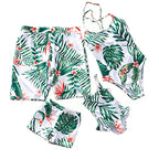 Family Matching Tropical Swimwear Set