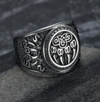Asgard Handcrafted Stainless Steel Bear Paw Ring