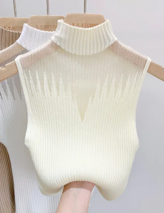 Half Turtleneck Tube Top