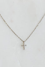 Dainty Cross Sterling Silver Necklace