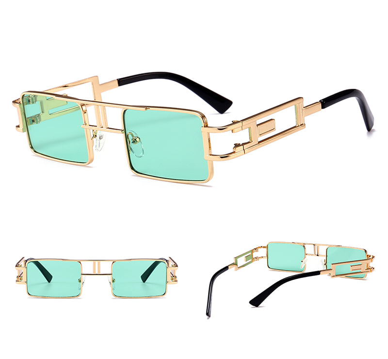 Rectangle Steampunk Sunglasses