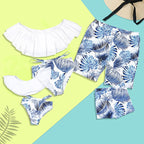 Family Matching Tropical Swimwear Set