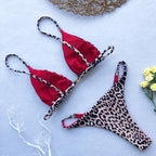 2019 Hot Sale Three-Point Leopard Print Bikini Set