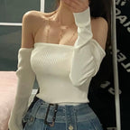 Rhinestone Body Chain with Padlock Charms