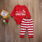 2019 New Children's Christmas Bodysuit Set