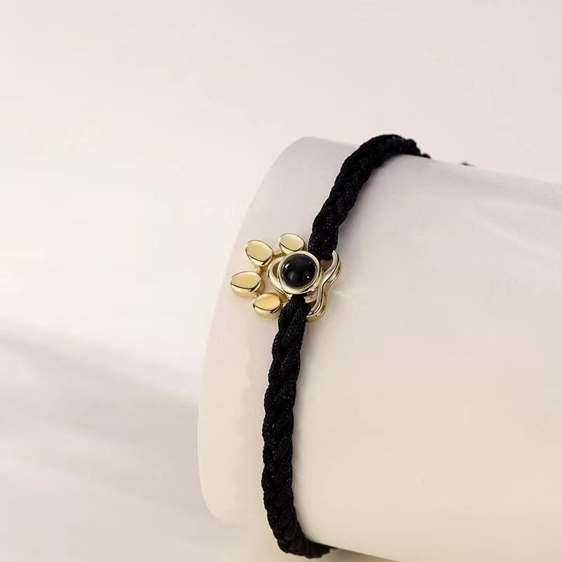 Dog Claw Projection Bracelet with Engraved Photo