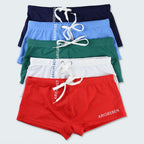 Men's Quick-Dry Drawstring Swim Trunks