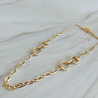 Double Equestrian Chain Necklace | Jewelry