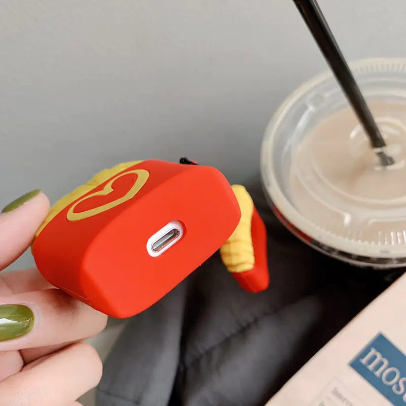 Bluetooth Earphone Case - French Fries and Popcorn | Accessory