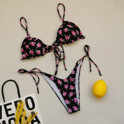 Triangle String Bikini Set