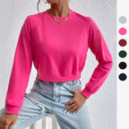 2023 New Women's Crop Top Casual Sweatshirt
