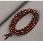 Sandalwood Prayer Beads Bracelet with 108 Beads
