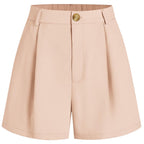 2024 Women's High-Waist Casual Shorts with Pockets