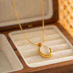 18K Cat Eye Pendant | Jewelry