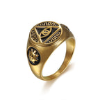 Stainless Steel Eye Ring - God Eye Design | Jewelry