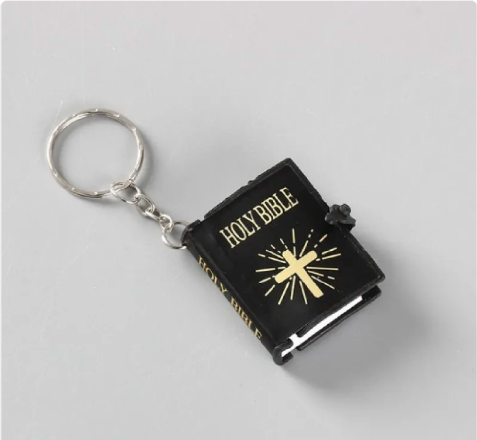 Mini Bible Keychain - Christian Faith Accessory | Gift Idea