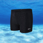 Men's Navy Boxer Swim Trunks