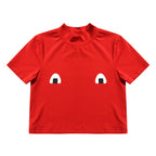 Crop Top High-Waist T-Shirt with Cute Sushi Design