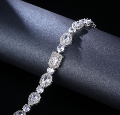 Water Drop Multi-Shape Horse Eye Zircon Bracelet