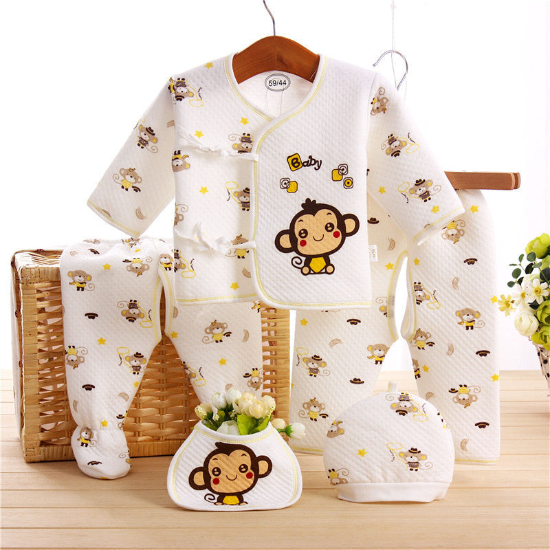 Thick Cotton Baby Thermal Underwear Set (0-4 Months)