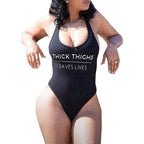Thick Thighs Save Lives One-Piece Swimsuit