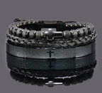 Steel Cross Adjustable Bracelet