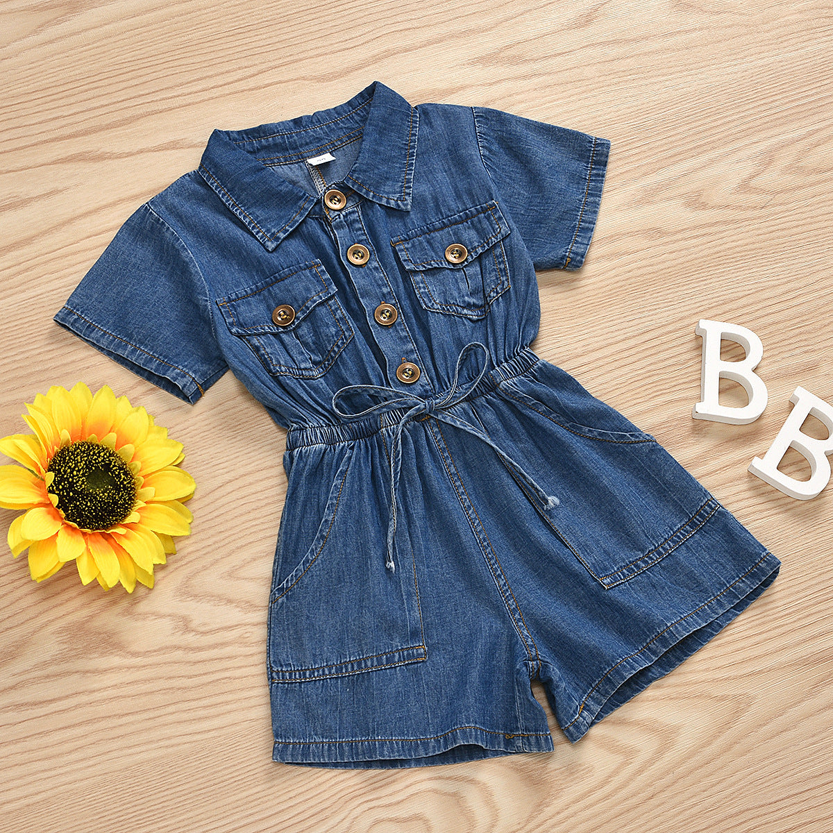Korean Style Summer Casual Shorts for Girls Ages 2-6
