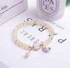 Trendy Summer Cat's Eye Crystal Bracelet for Girls