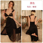 "Graceful Brand Women's Autumn Winter Satin Sleepwear Set"