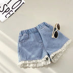 Trendy Girls' Denim Shorts for Summer Fashion (8+)