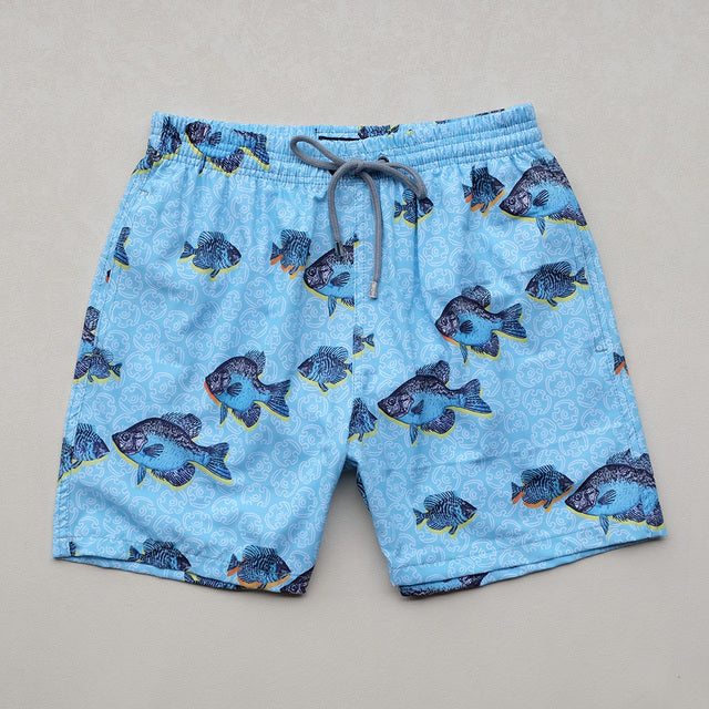 High Quality Multicolor Turtles 4-Way Stretch Board Shorts