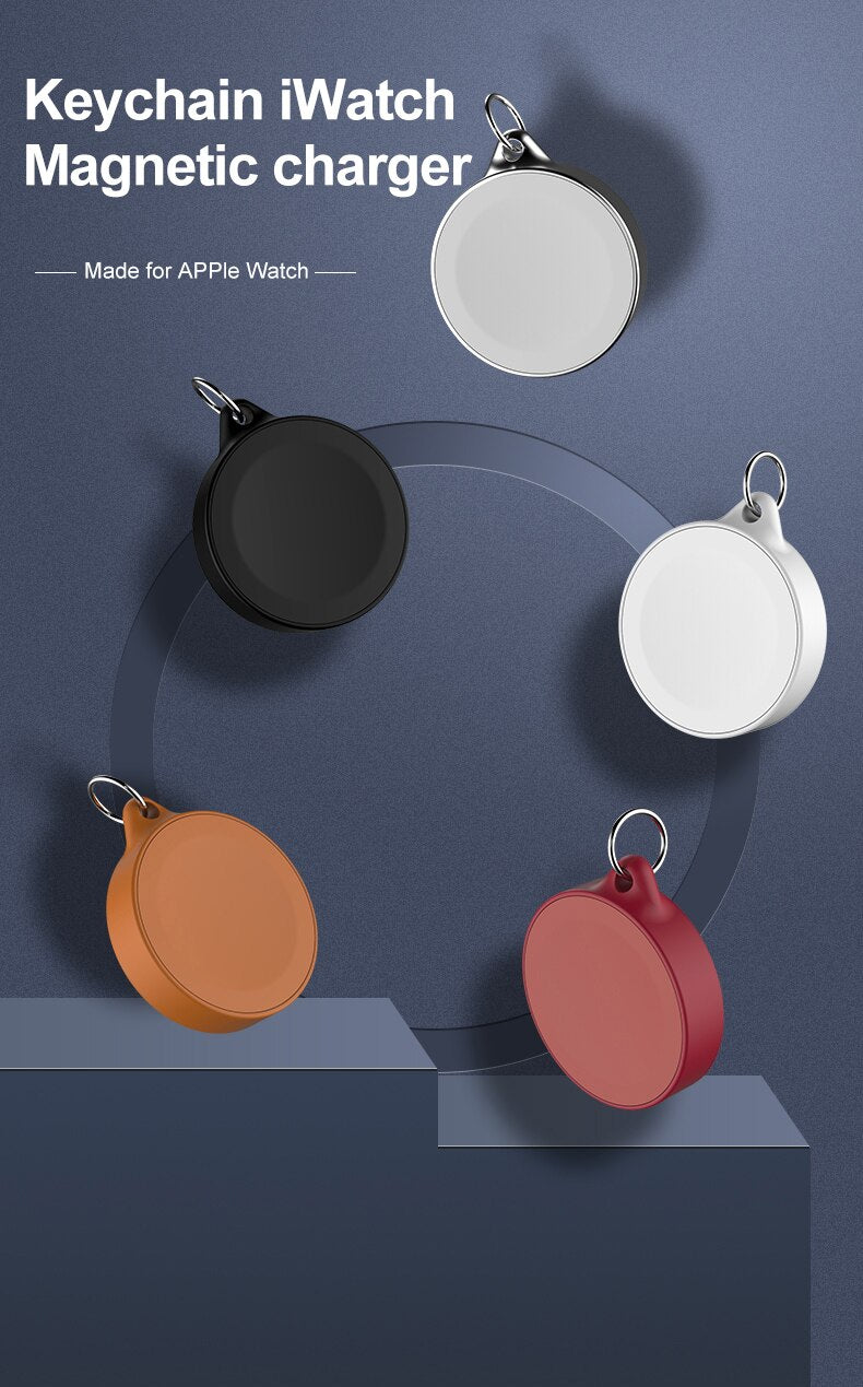 Wireless Charger Keychain for Smartwatch and Devices | Accessory