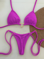 Heart-Ring String Thong Bikini Set