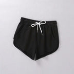Casual Women’s Candy Color Drawstring Sports Shorts
