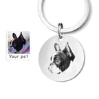 Pet Dog and Cat Tag Pendant Keychain with Photo Keyring | Accessory
