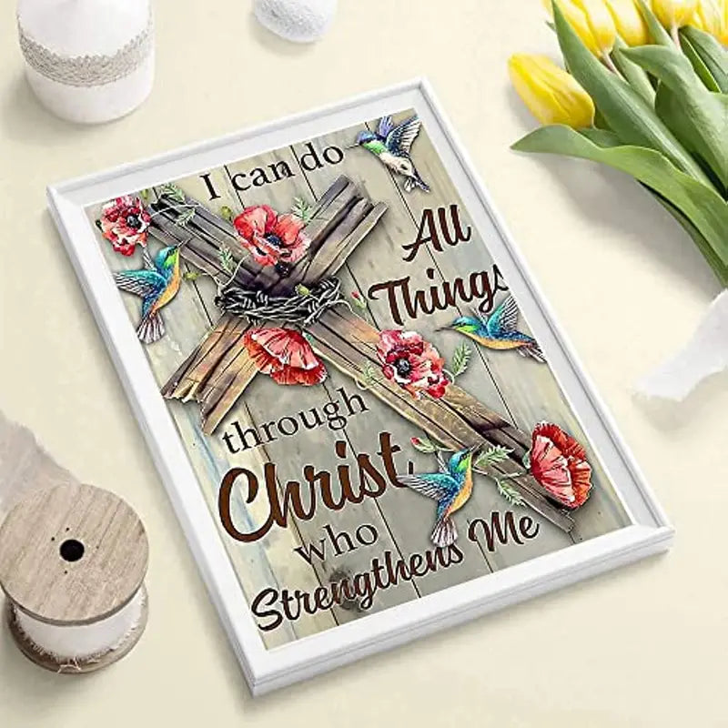 Christ Diamond Painting Kit for Adults, 12x20in DIY Art | Home Decor