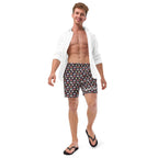 Men's Tropical Reef Print Swim Trunks
