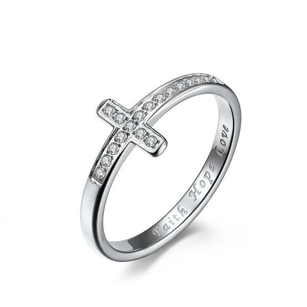 Women's Fashion Cross Ring with Accents