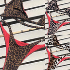 2019 Hot Sale Three-Point Leopard Print Bikini Set