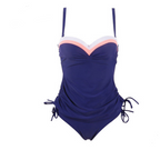 Push-Up Side-Tie One-Piece Swimsuit