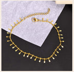 Gold Tassel Chain Anklet