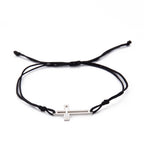 Adjustable Hollow Cross Bracelet for Men and Women
