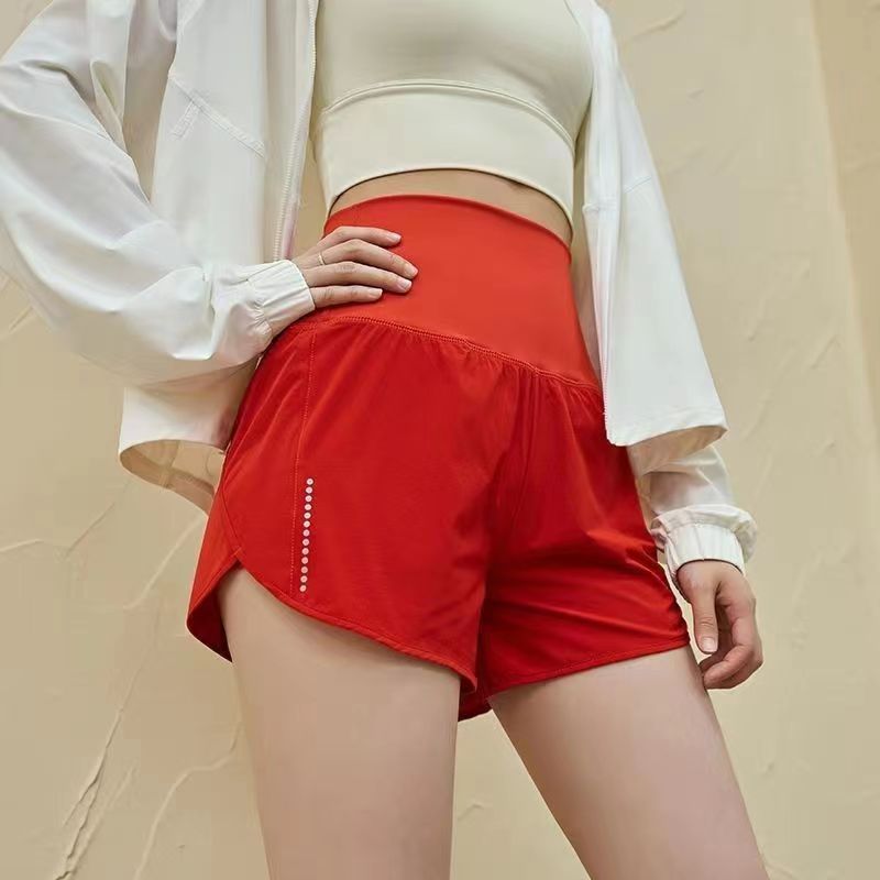 Women's High-Waisted Quick-Dry Sports Shorts