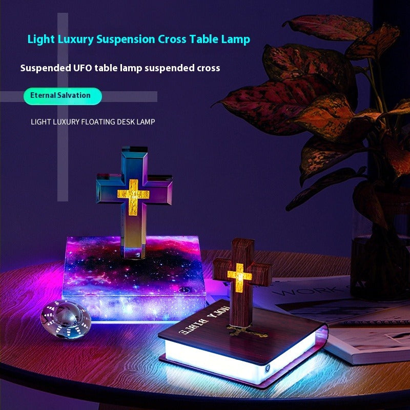 Floating Bible Lamp | Christian Home Decor