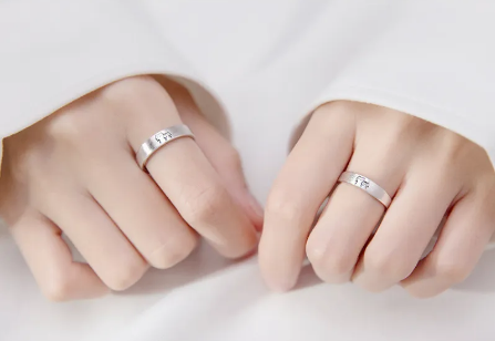 Personalized Cute Kitten Adjustable Couple Rings | Jewelry